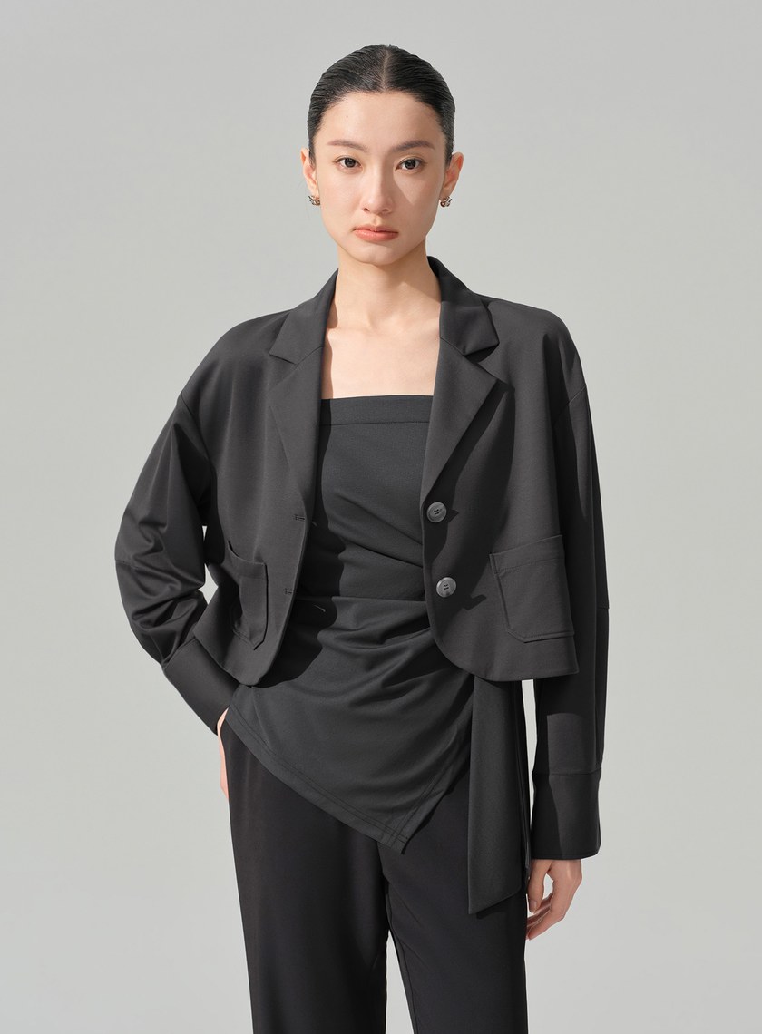 經典短版西裝外套