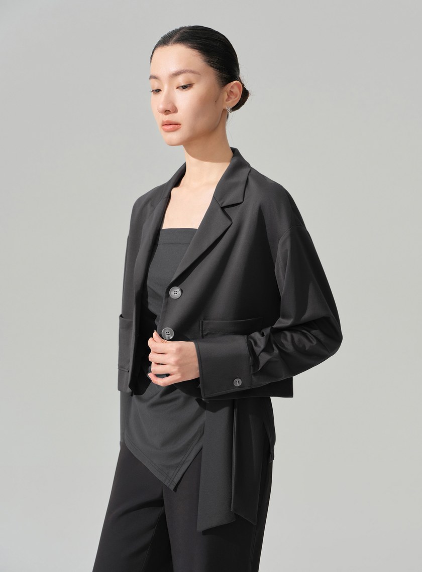 經典短版西裝外套