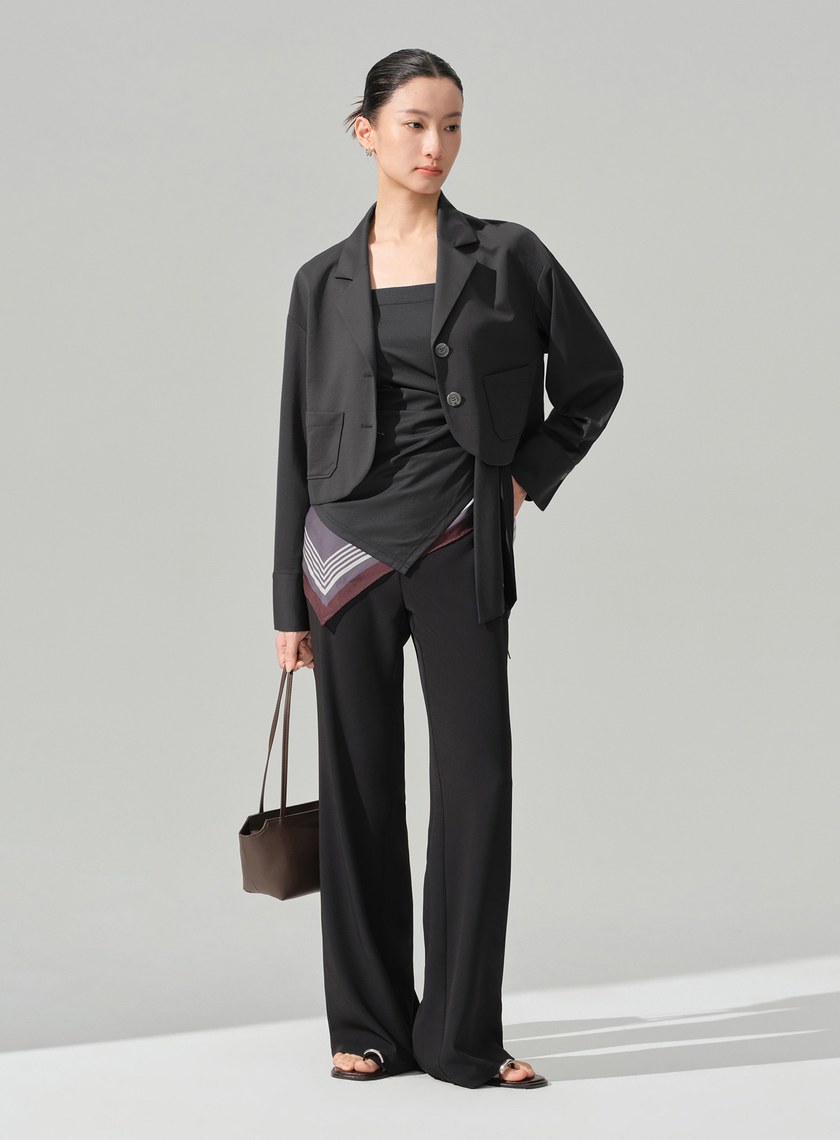 經典短版西裝外套