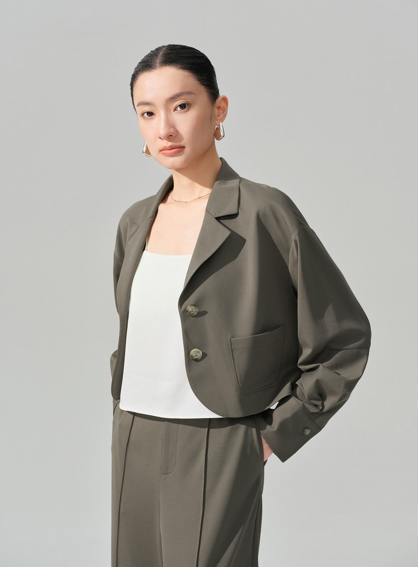 經典短版西裝外套