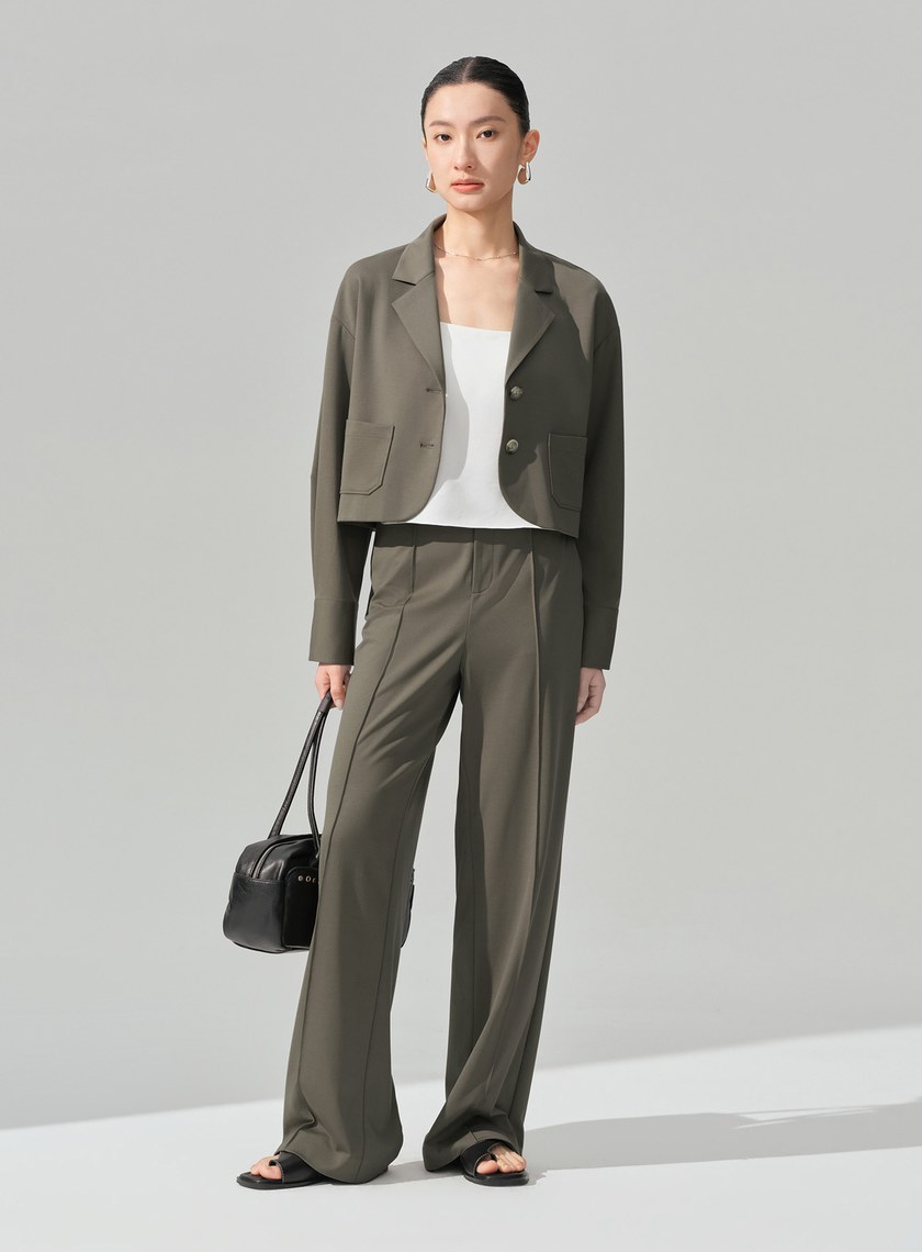 經典短版西裝外套