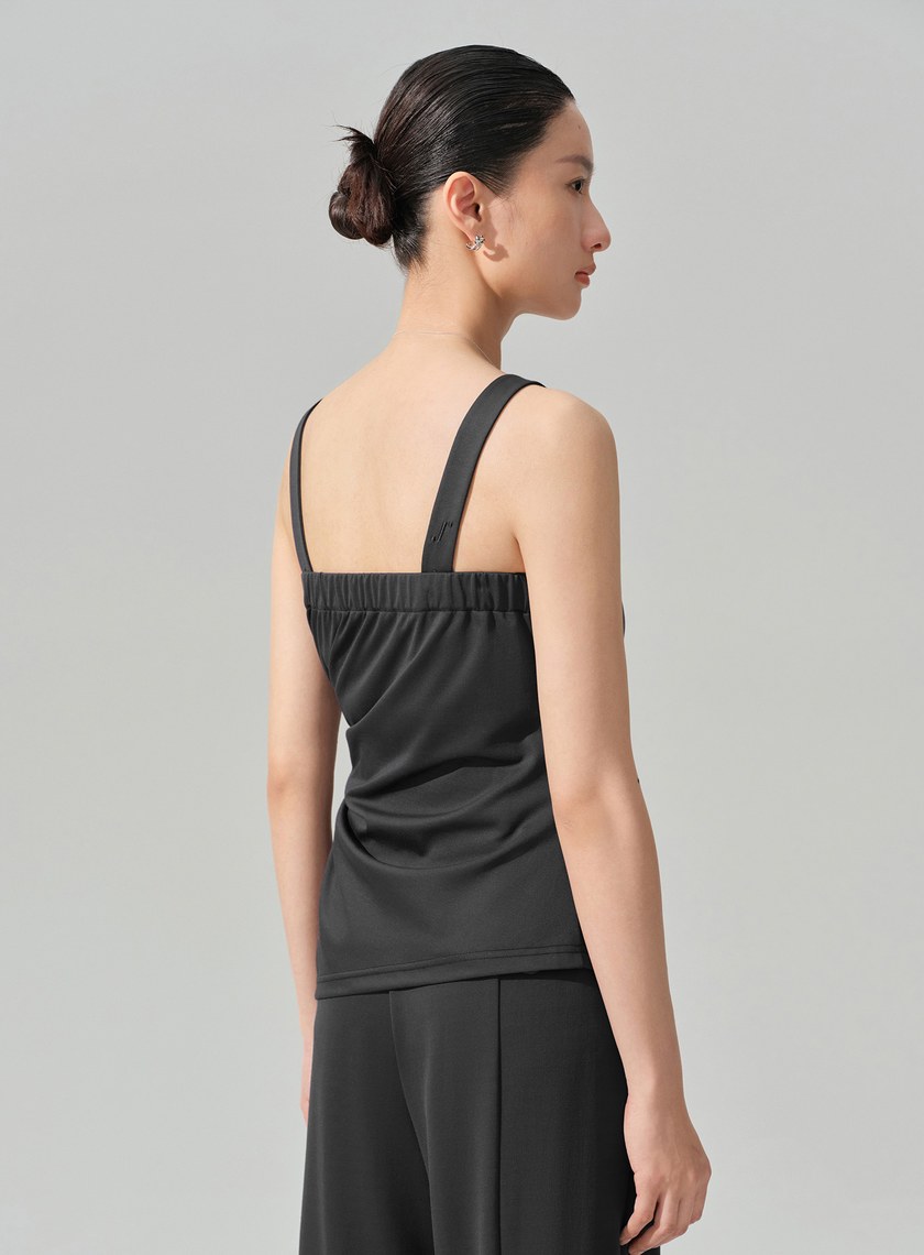 優雅綁帶不對稱Bra背心