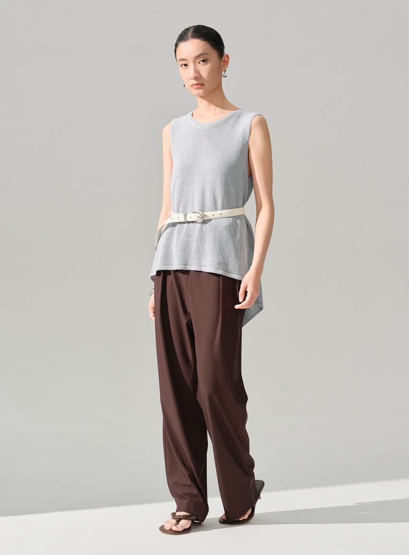 不規則下擺垂墜感背心