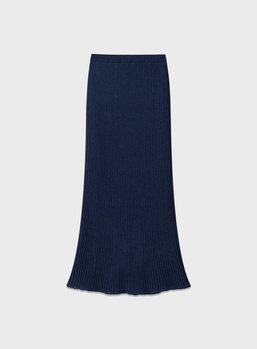 慵懶直身混紡長裙