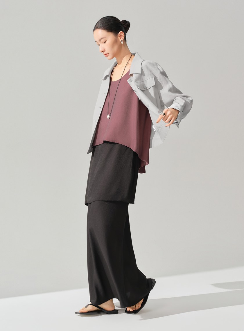 DISNEY｜報紙印花工裝外套