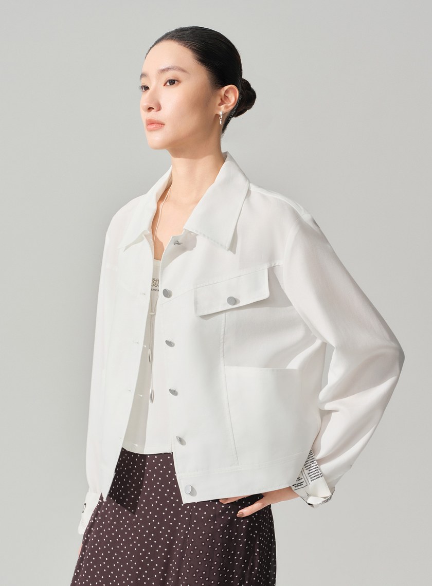 DISNEY｜報紙印花工裝外套