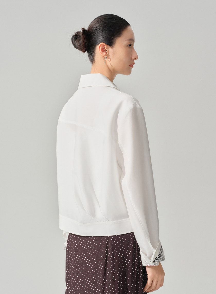 DISNEY｜報紙印花工裝外套