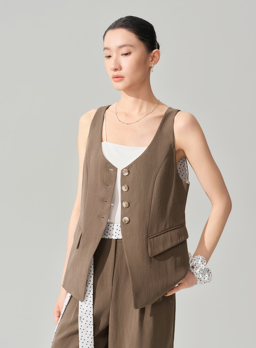 DISNEY｜優雅剪裁西裝背心