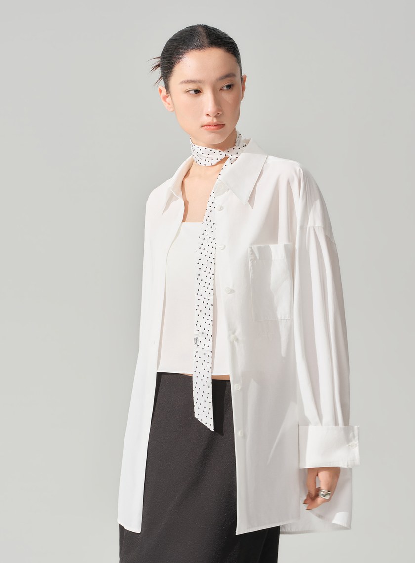 DISNEY｜波點長絲巾