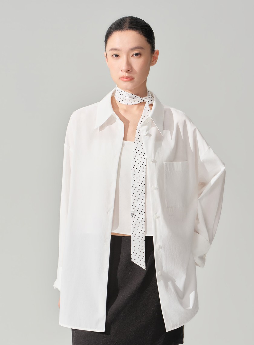 DISNEY｜波點長絲巾