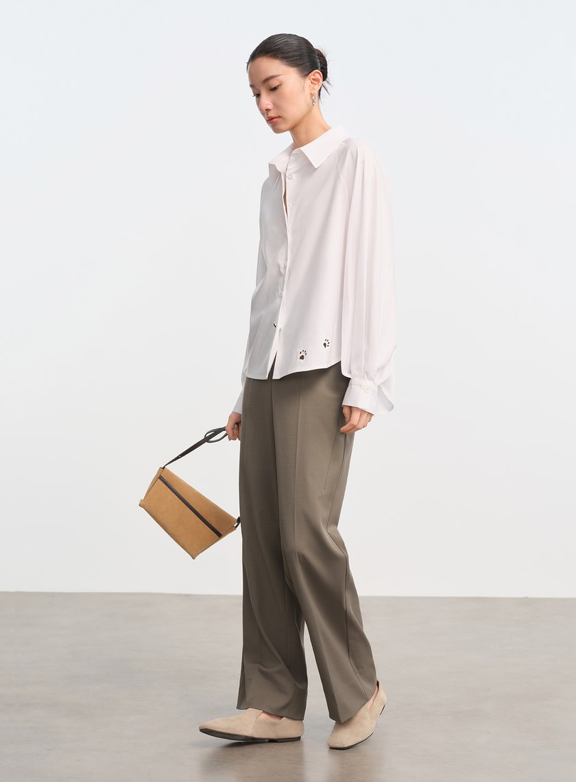 DISNEY|趣味刺繡百搭襯衫