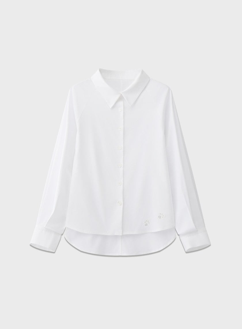 DISNEY|趣味刺繡百搭襯衫