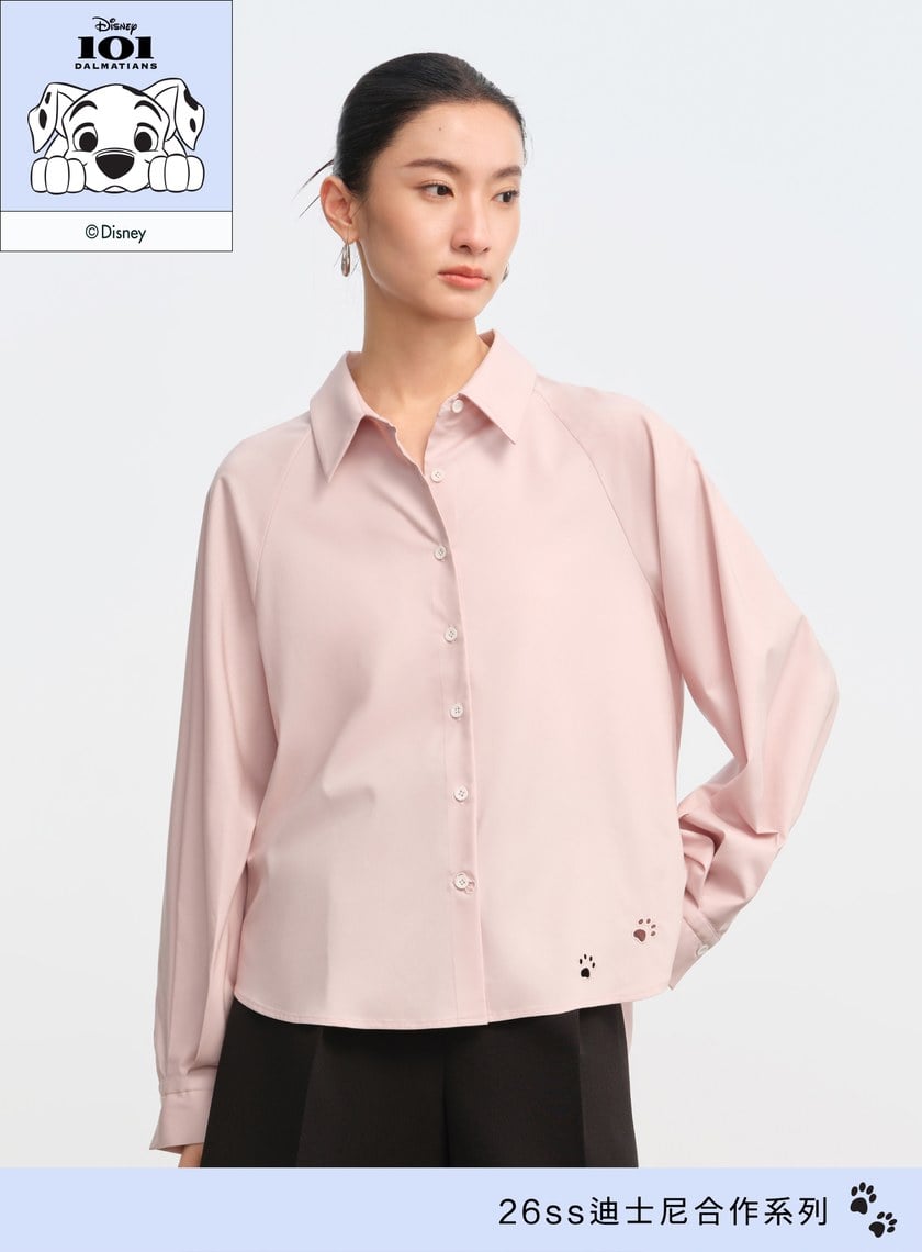 DISNEY｜趣味刺繡百搭襯衫