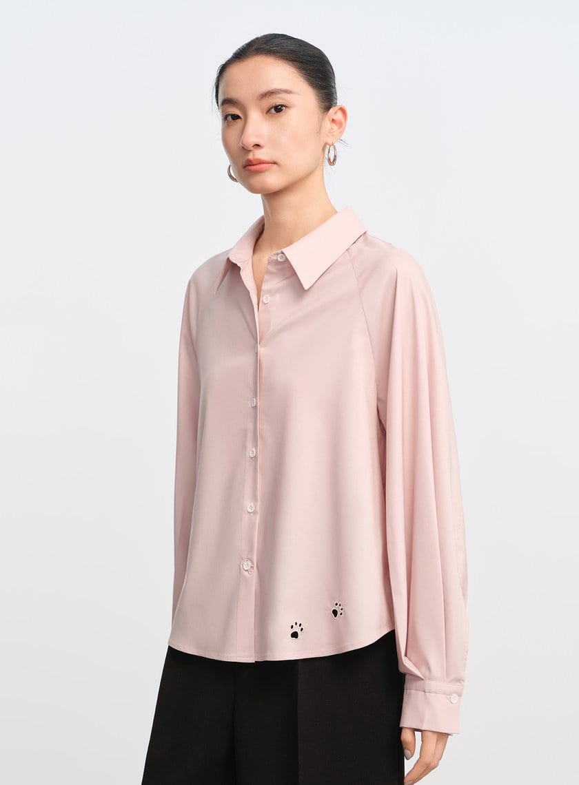 DISNEY｜趣味刺繡百搭襯衫