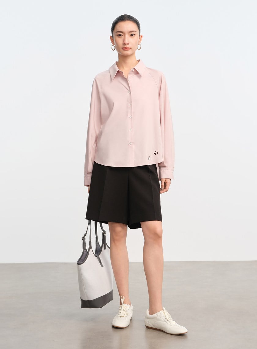 DISNEY｜趣味刺繡百搭襯衫