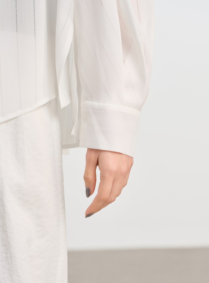 細緻直條肌理襯衫