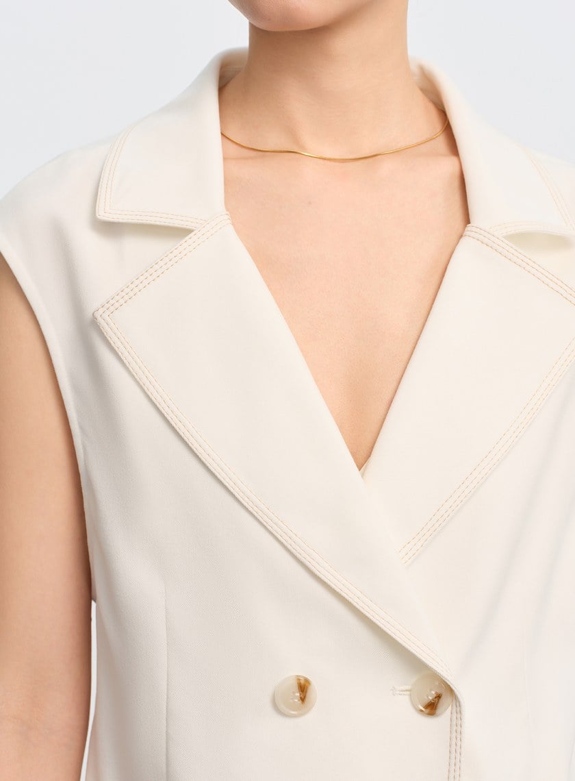 DISNEY｜復古仿丹寧短版背心