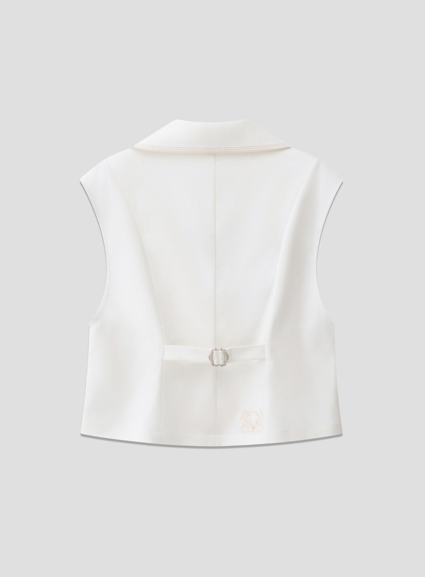 DISNEY｜復古仿丹寧短版背心