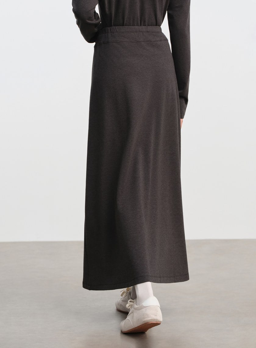 慵懶高腰針織長裙