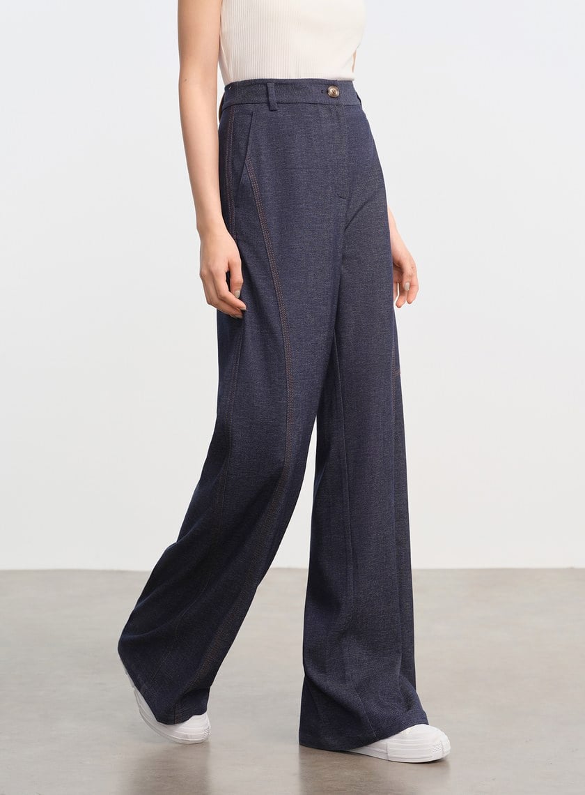 DISNEY｜復古仿丹寧寬褲