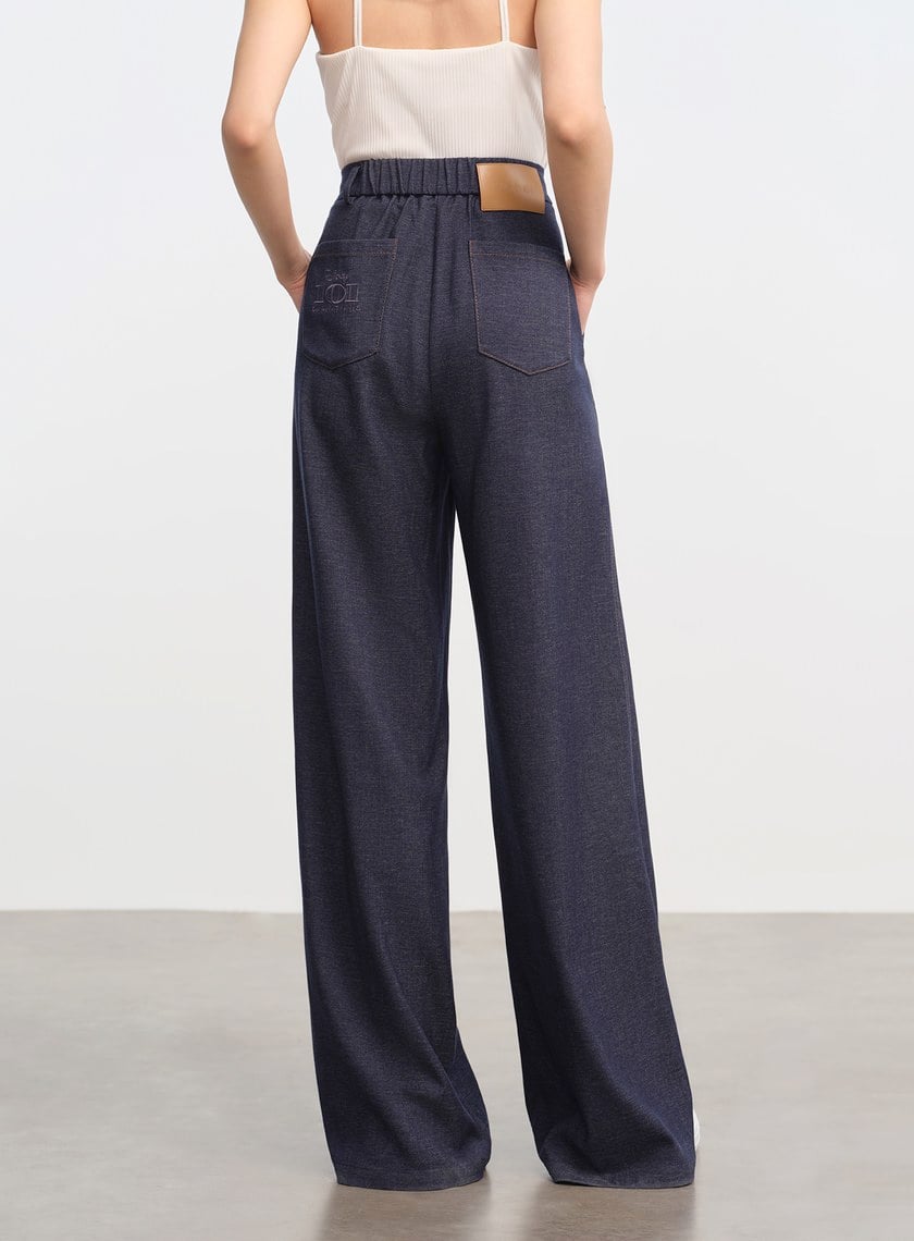 DISNEY｜復古仿丹寧寬褲