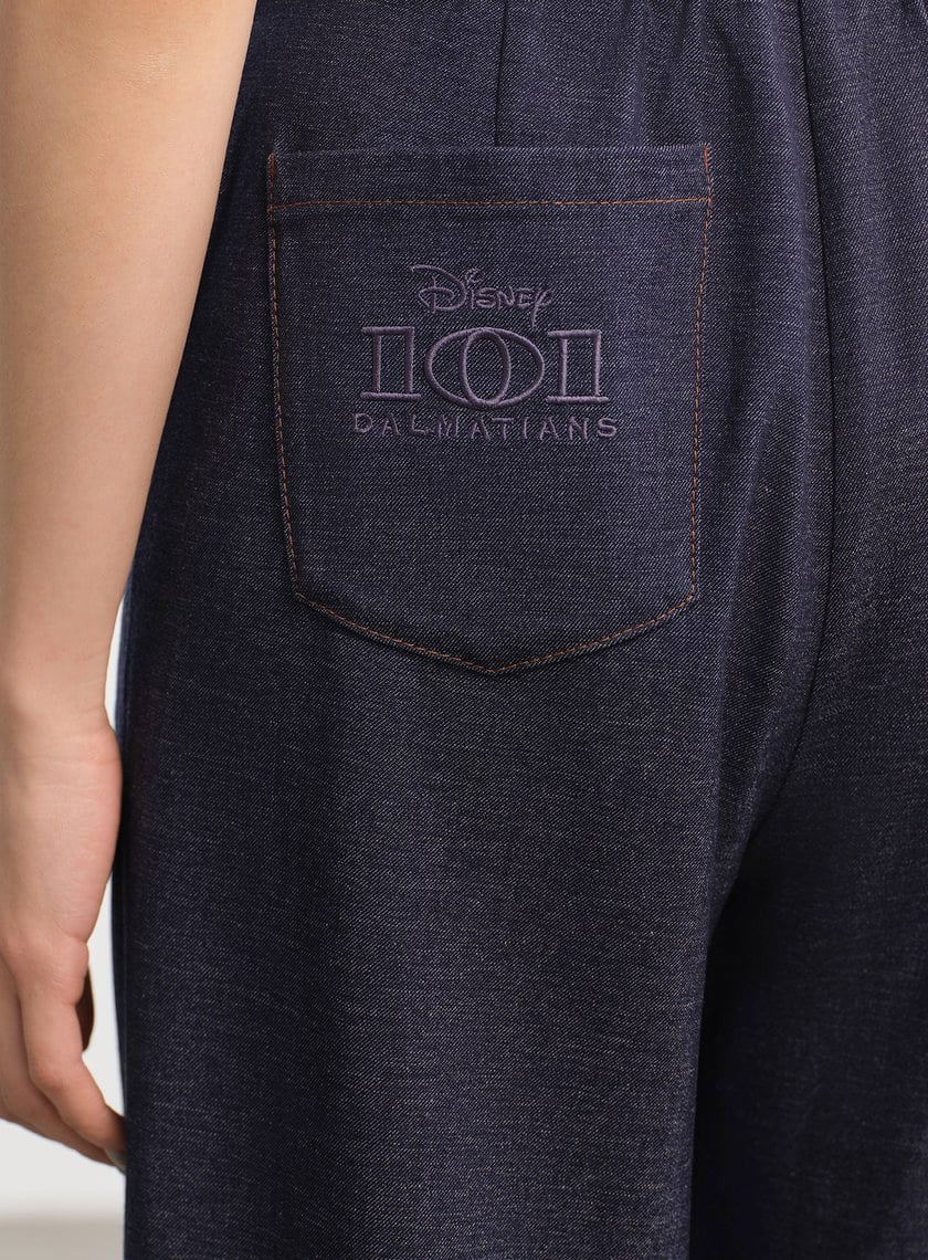 DISNEY｜復古仿丹寧寬褲