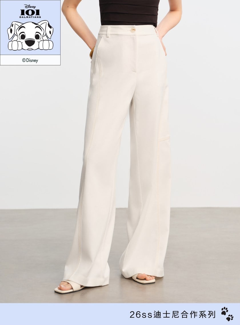 DISNEY｜復古仿丹寧寬褲