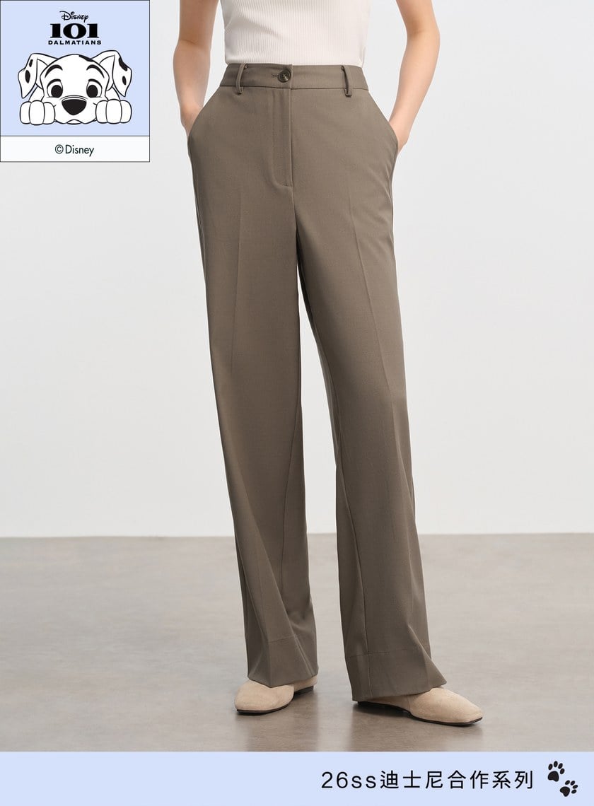 DISNEY｜不對稱立體剪裁西褲
