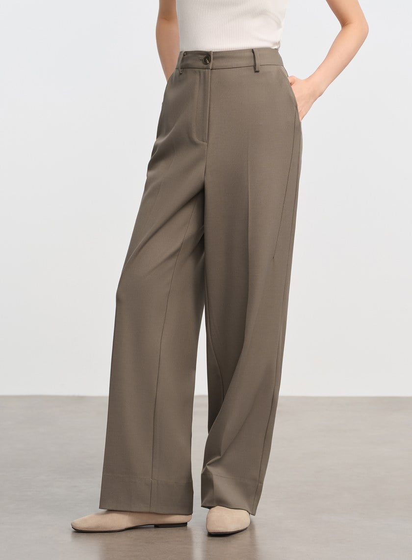 DISNEY｜不對稱立體剪裁西褲