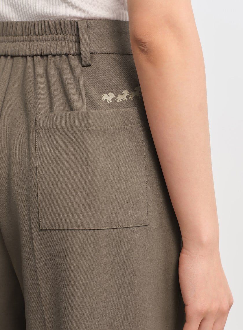 DISNEY｜不對稱立體剪裁西褲