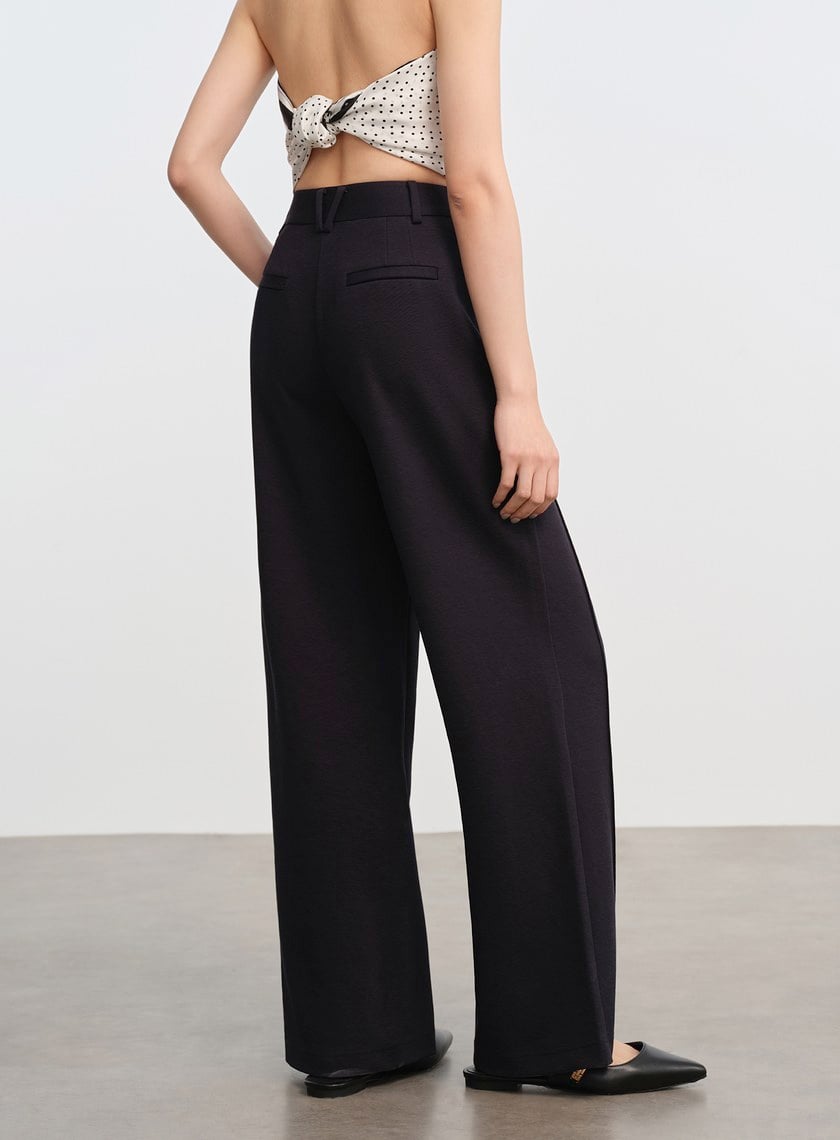 DISNEY｜質感細節直筒衛褲