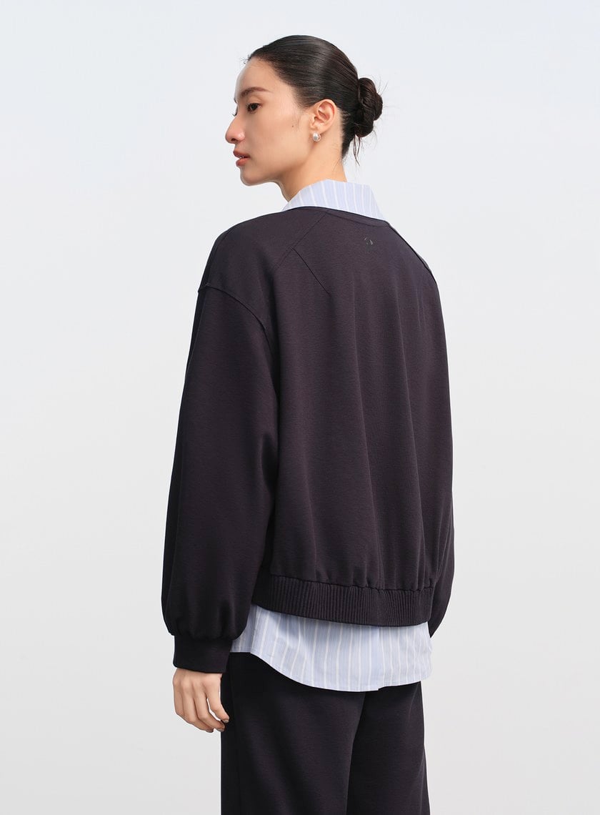 DISNEY｜雙面印繡短版衛衣