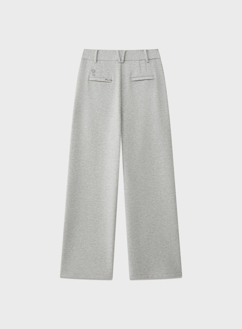 DISNEY|質感細節直筒衛褲