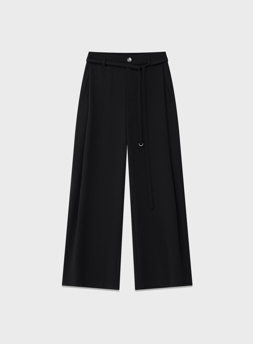 防曬涼感可拆式腰帶西裝褲