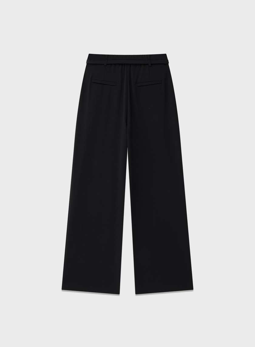 防曬涼感可拆式腰帶西裝褲