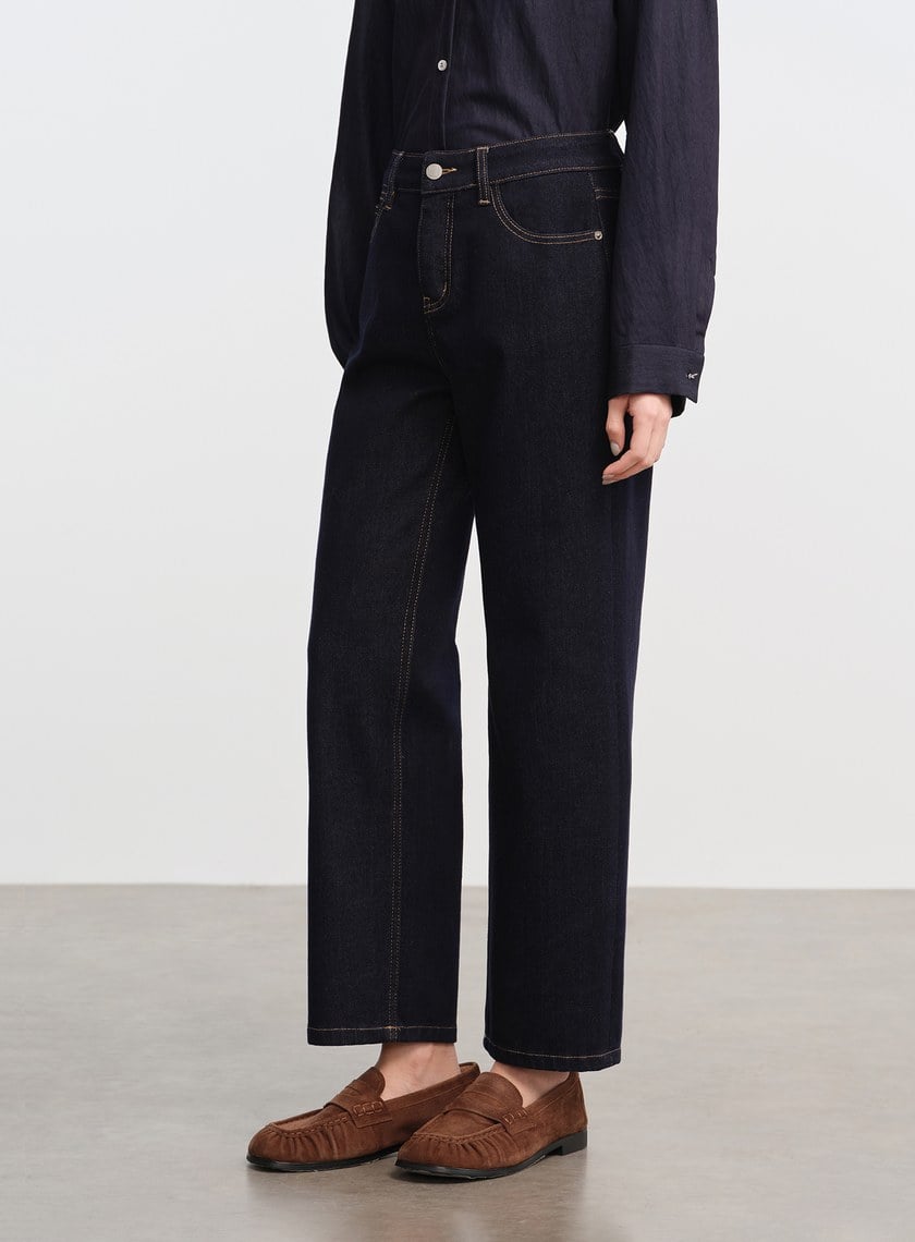 極簡九分牛仔褲