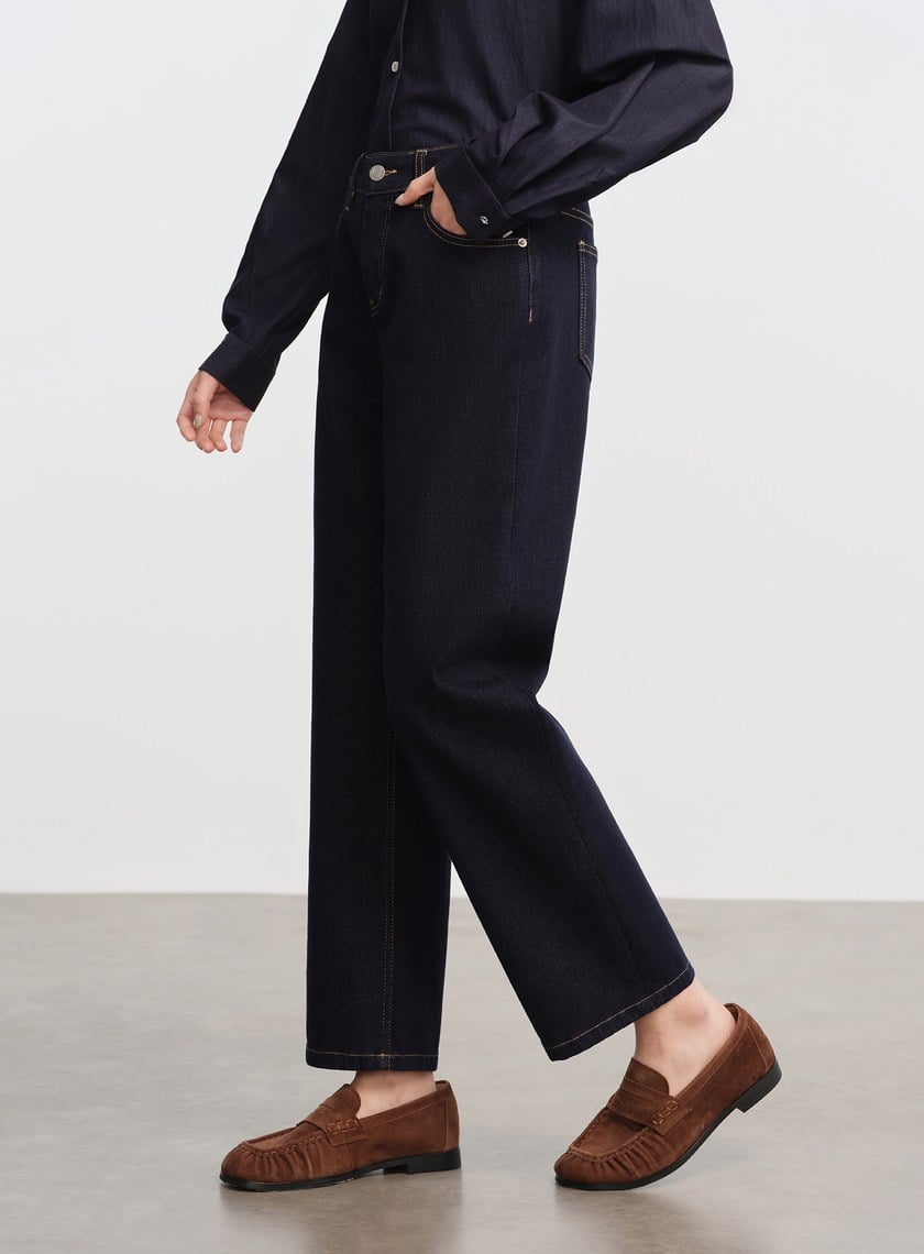 極簡九分牛仔褲