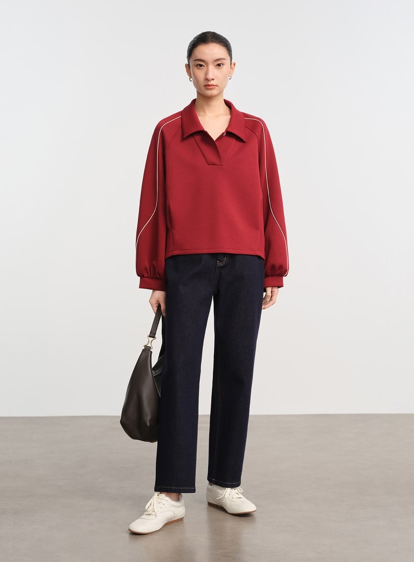 極簡九分牛仔褲