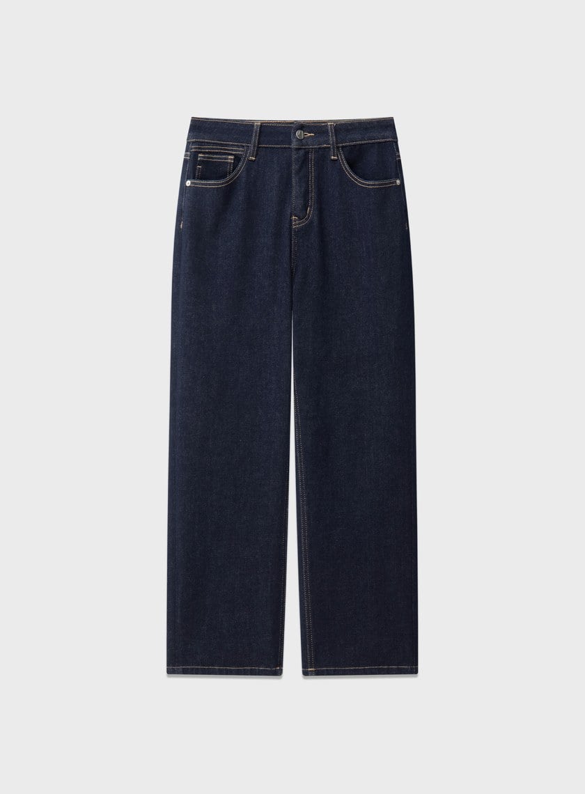 極簡九分牛仔褲