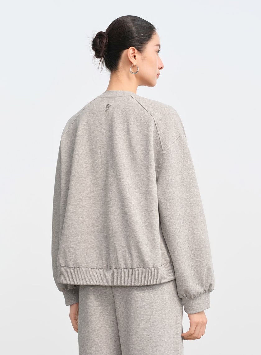 DISNEY｜雙面印繡短版衛衣