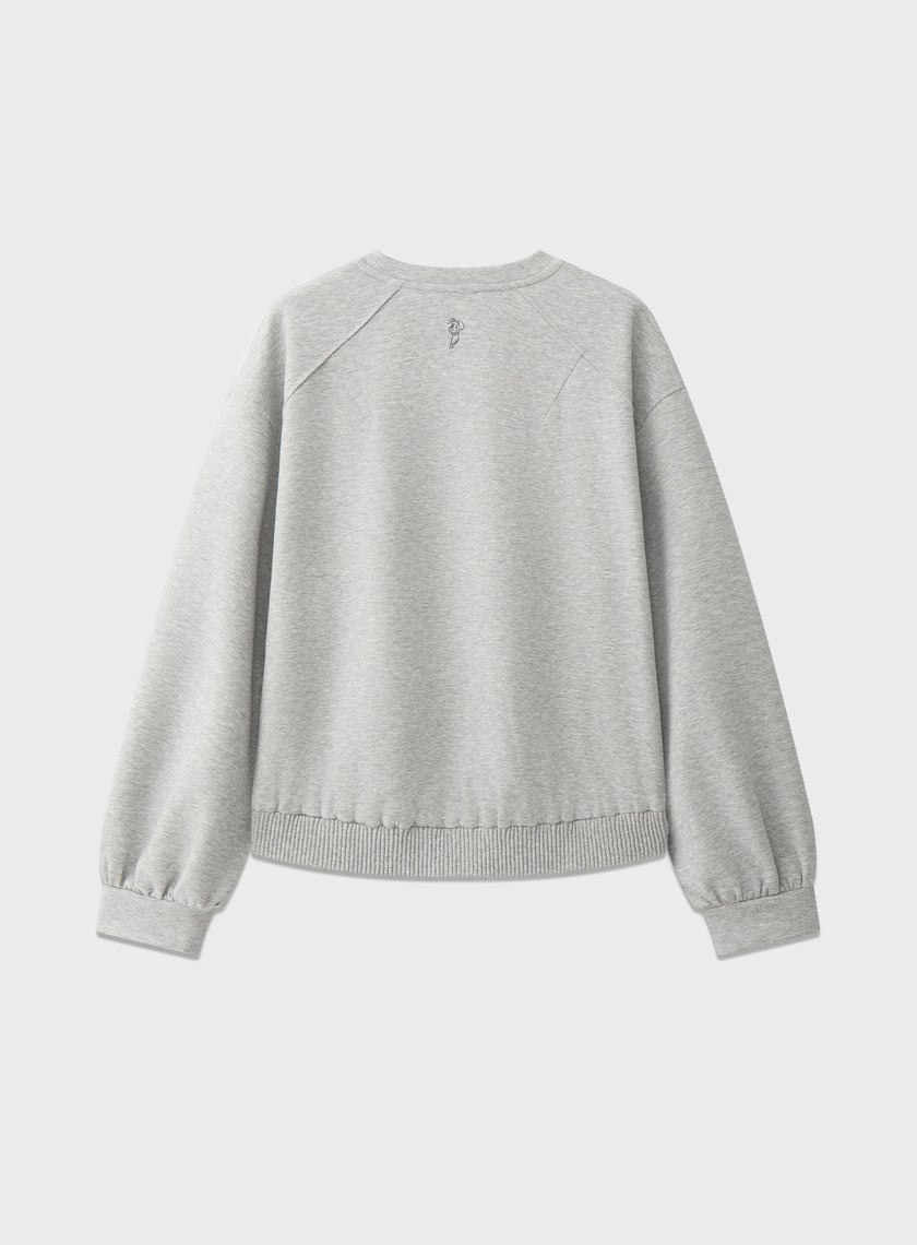 DISNEY｜雙面印繡短版衛衣