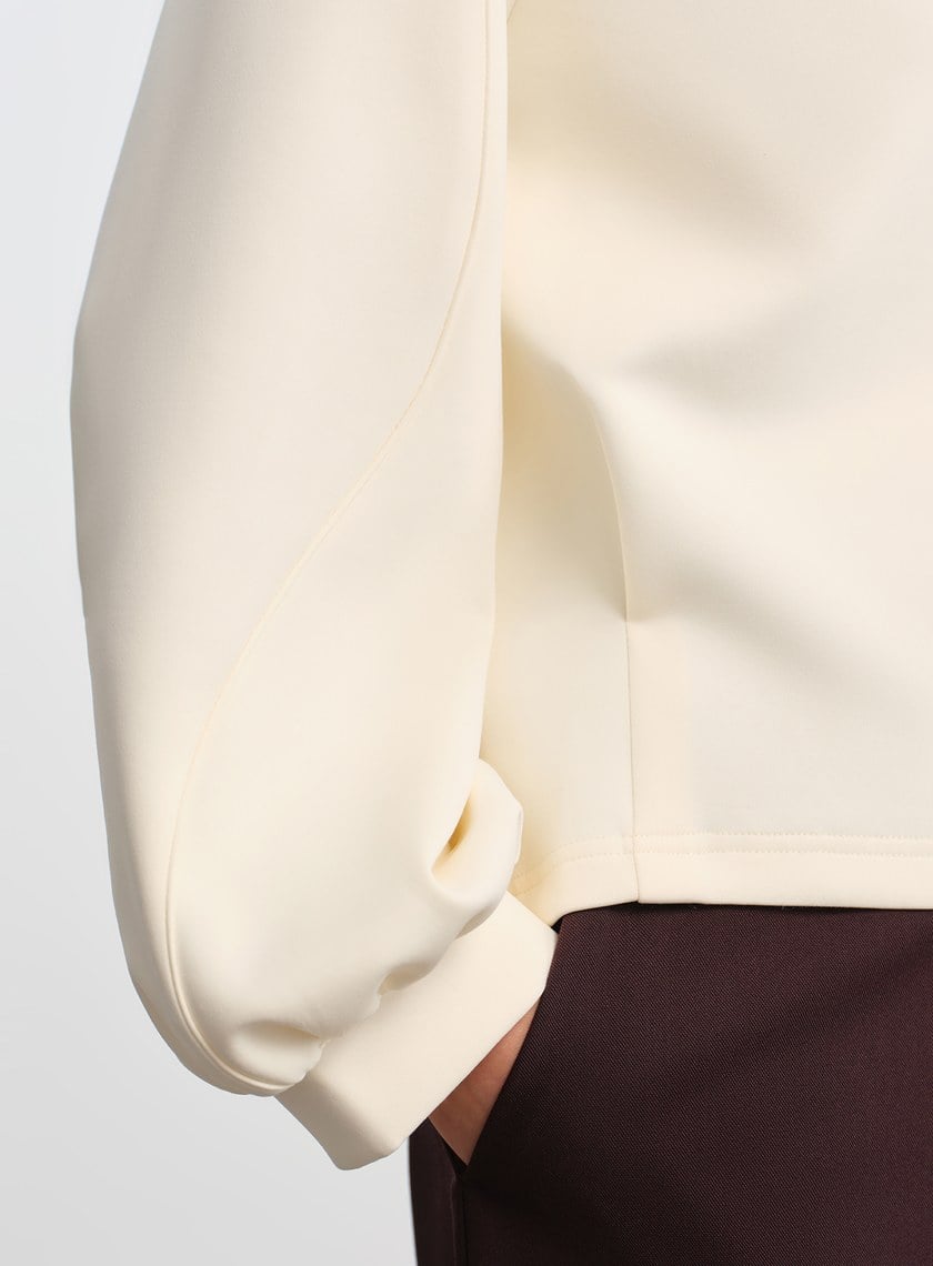 復古半開襟 POLO 上衣