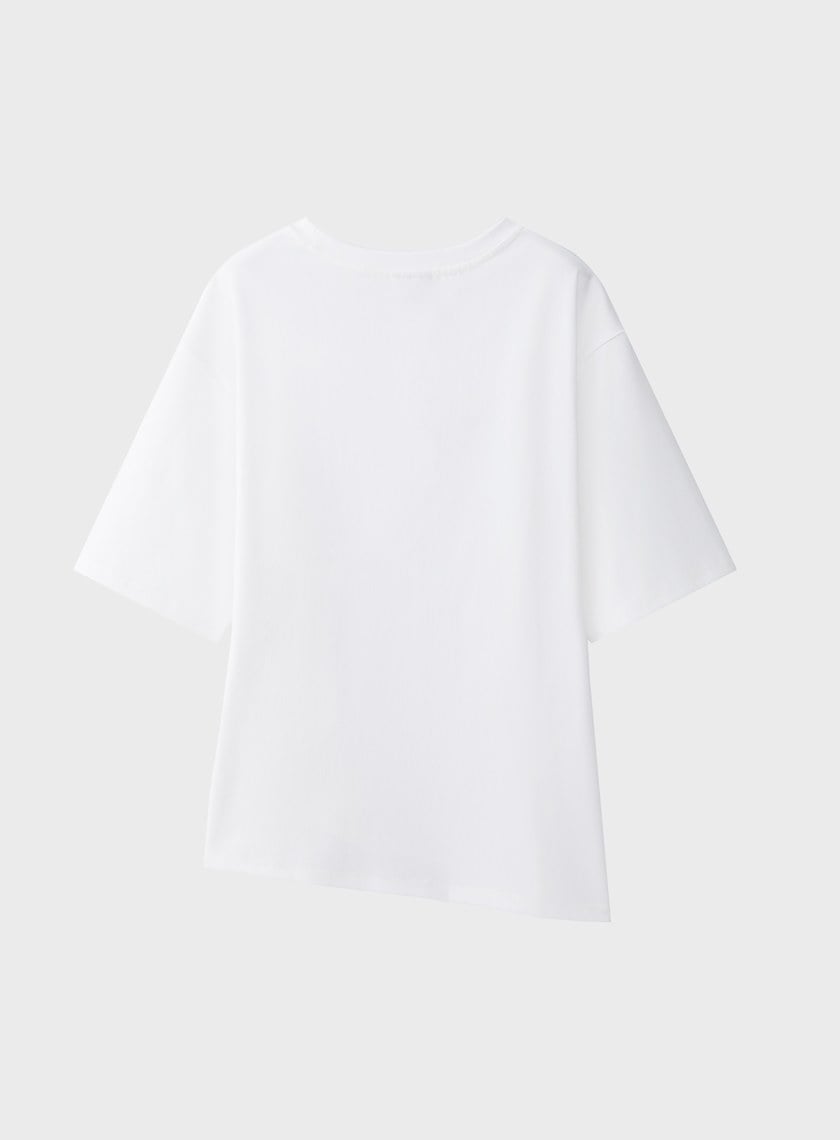 慵懶親膚胸針上衣