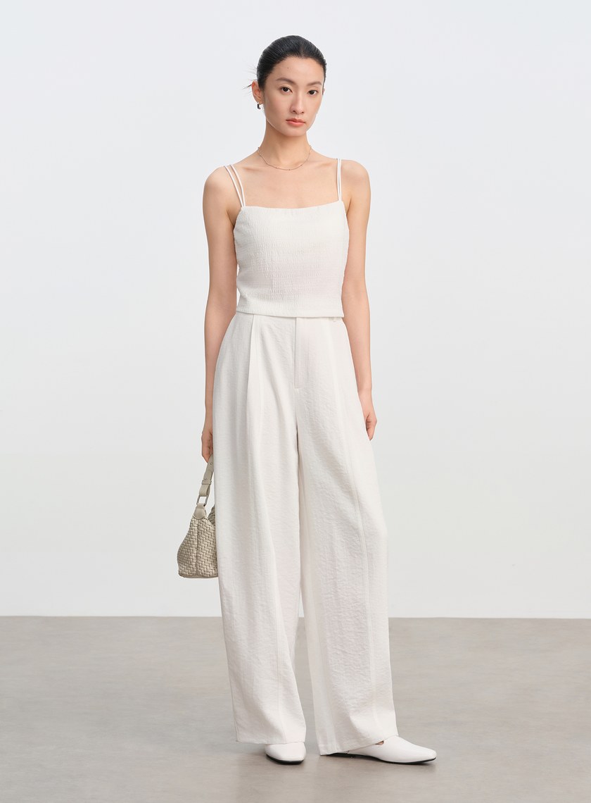 交叉美背細肩帶BRA背心