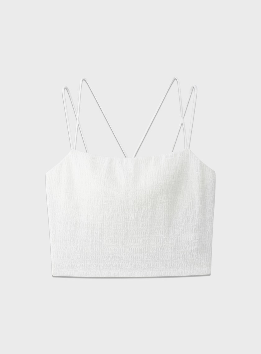 交叉美背細肩帶BRA背心