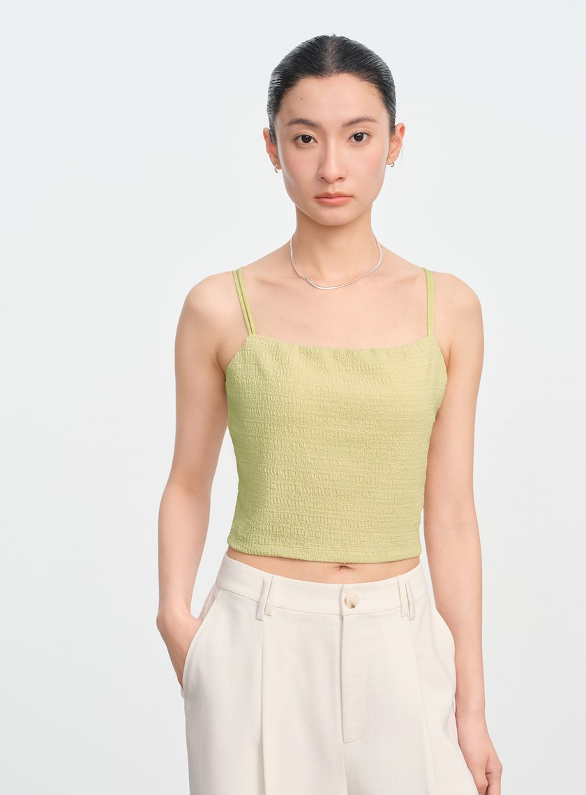 交叉美背細肩帶BRA背心