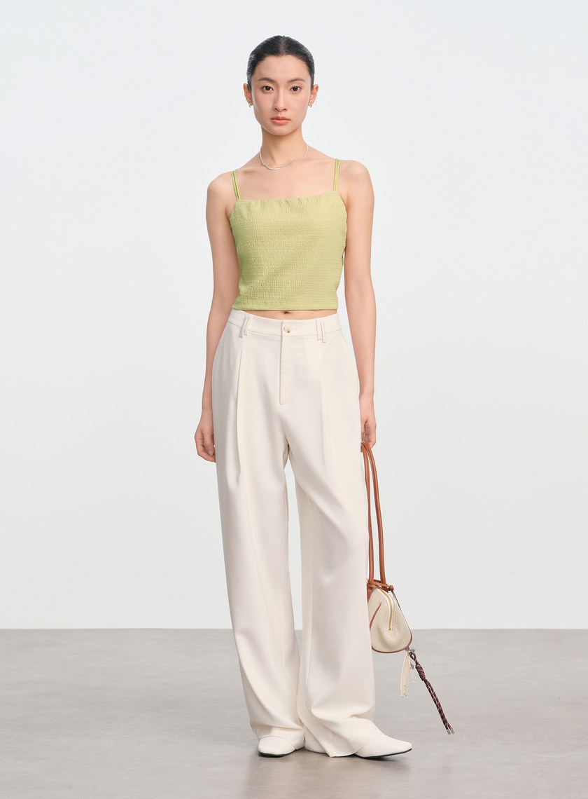 交叉美背細肩帶BRA背心