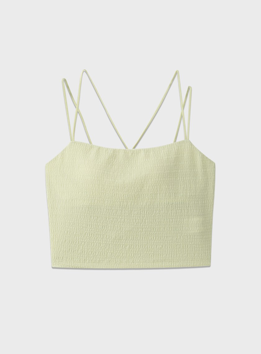 交叉美背細肩帶BRA背心