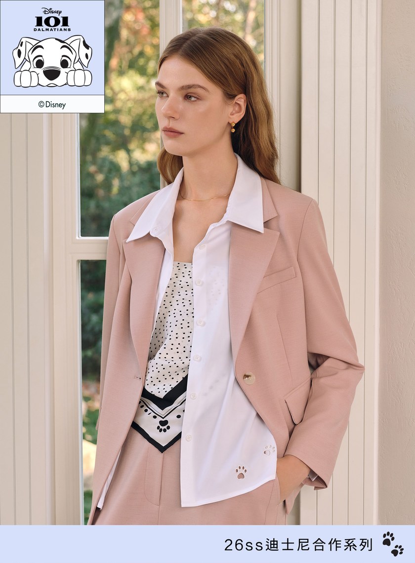 DISNEY｜不對稱立體剪裁西外