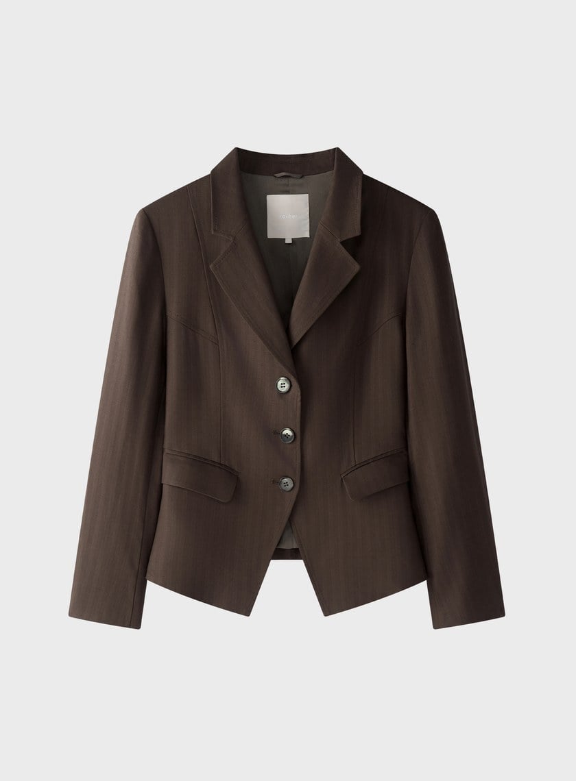 立體分割收腰西外